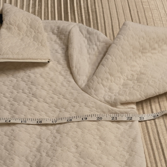 Ruby Rd. Cream Quilted Teddy Jacket - Picture 6 of 10